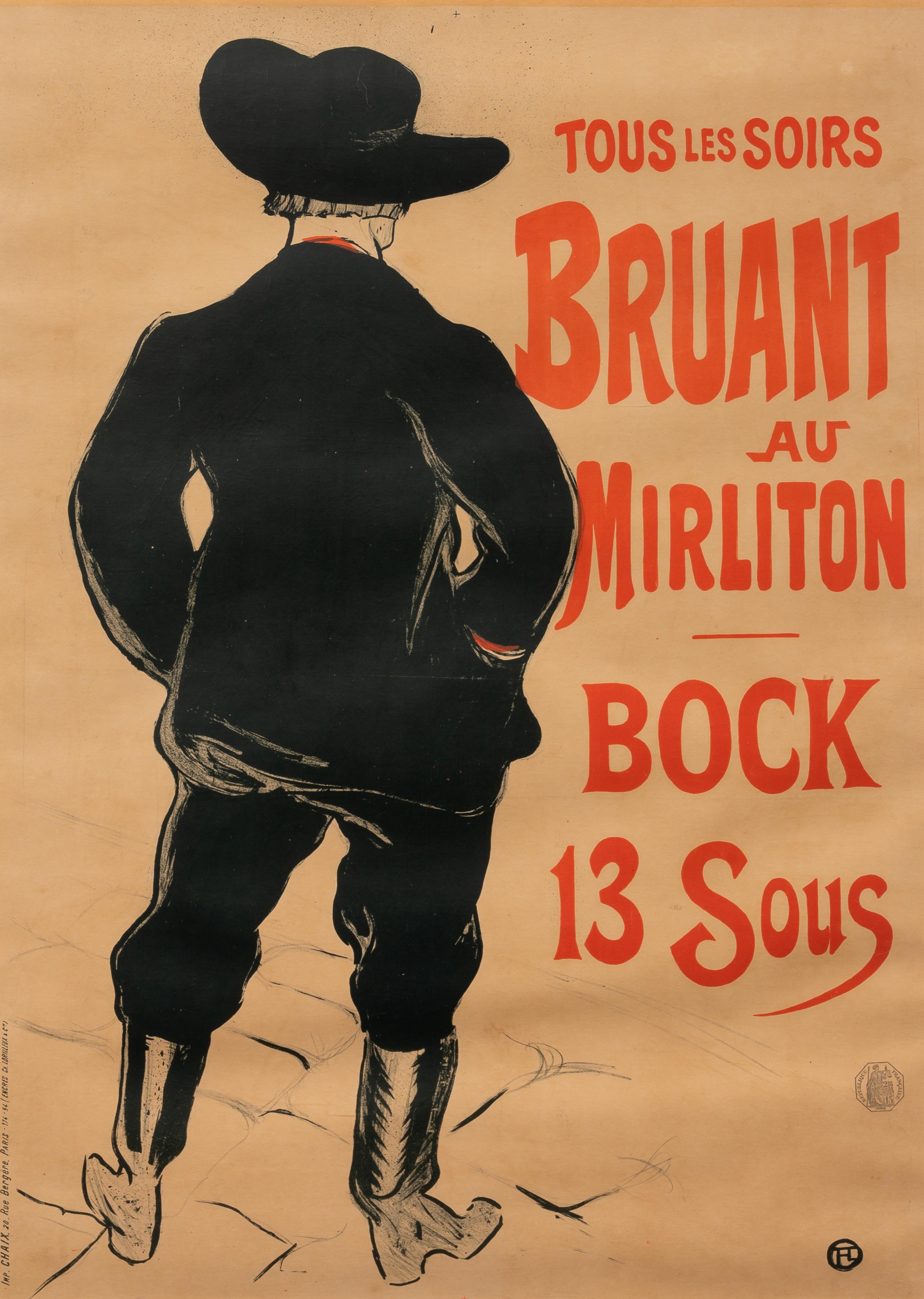Bruant au Mirliton (Second State)