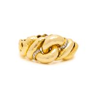 BICOLOR GOLD AND DIAMOND BRACELET