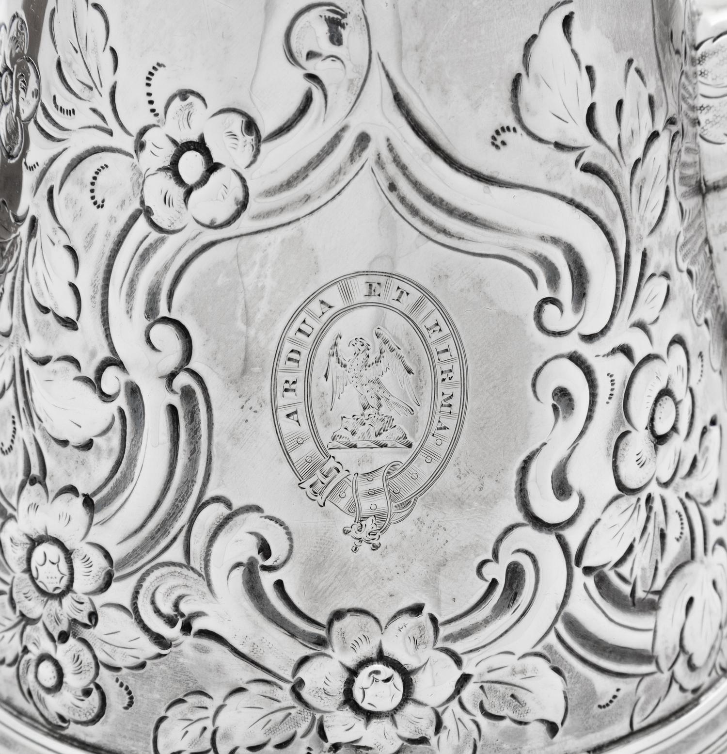An Irish George III Silver Coffee Pot