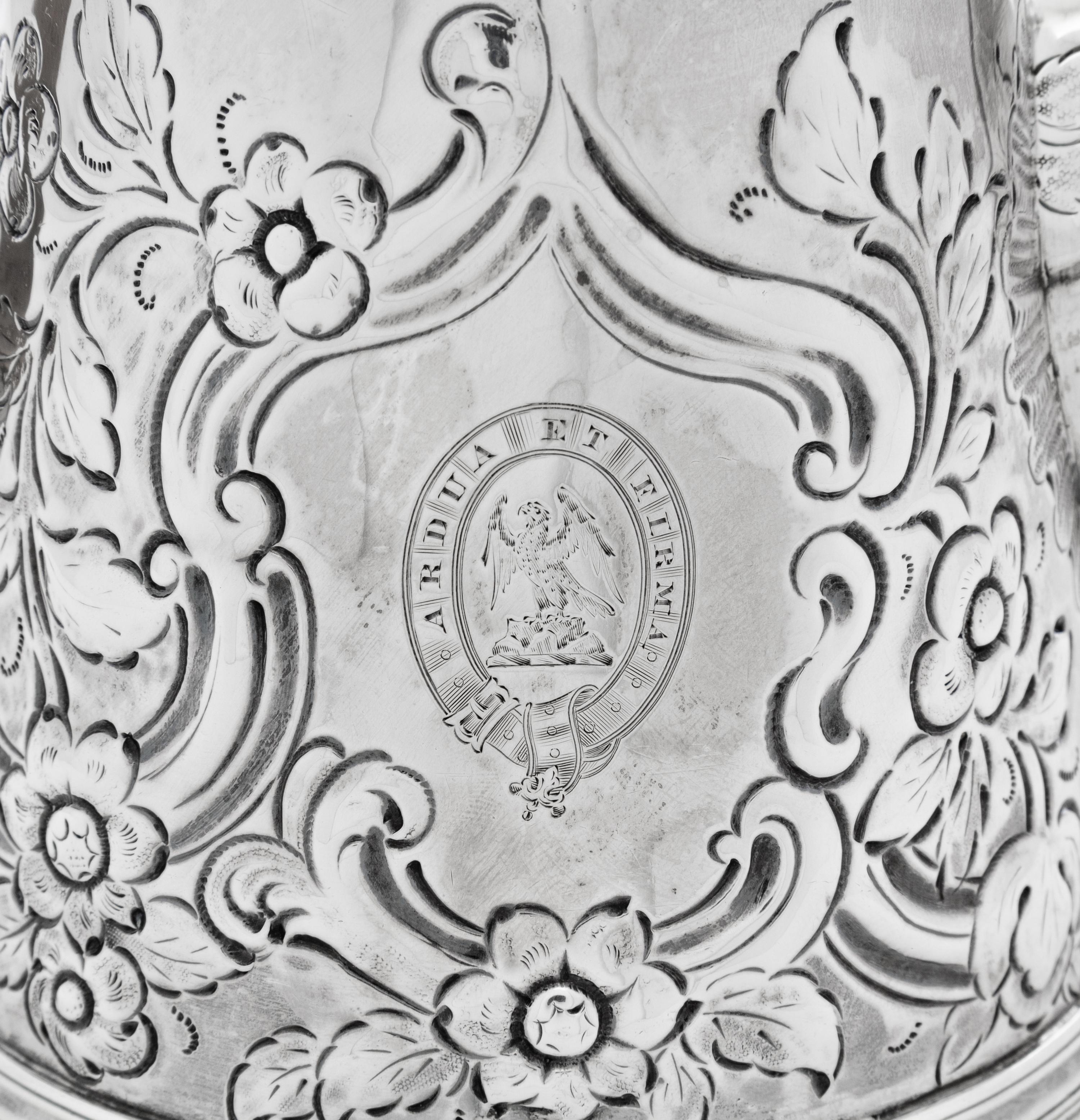 An Irish George III Silver Coffee Pot