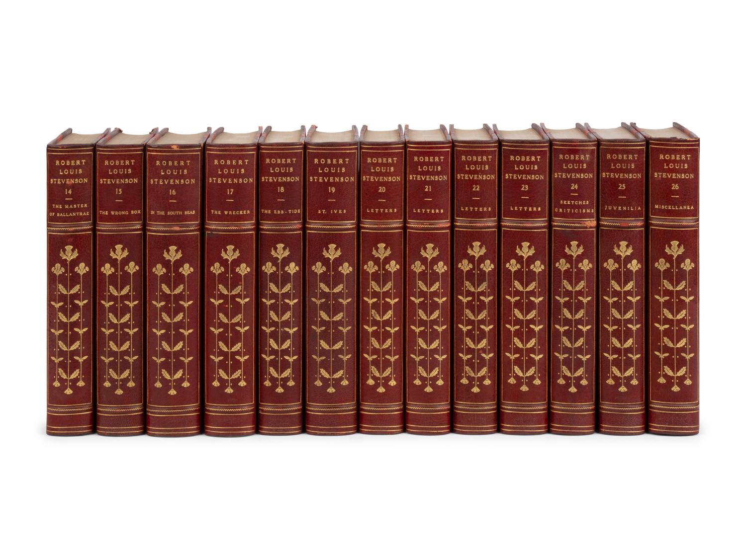 [Fine Binding] Stevenson, Robert Louis. Works