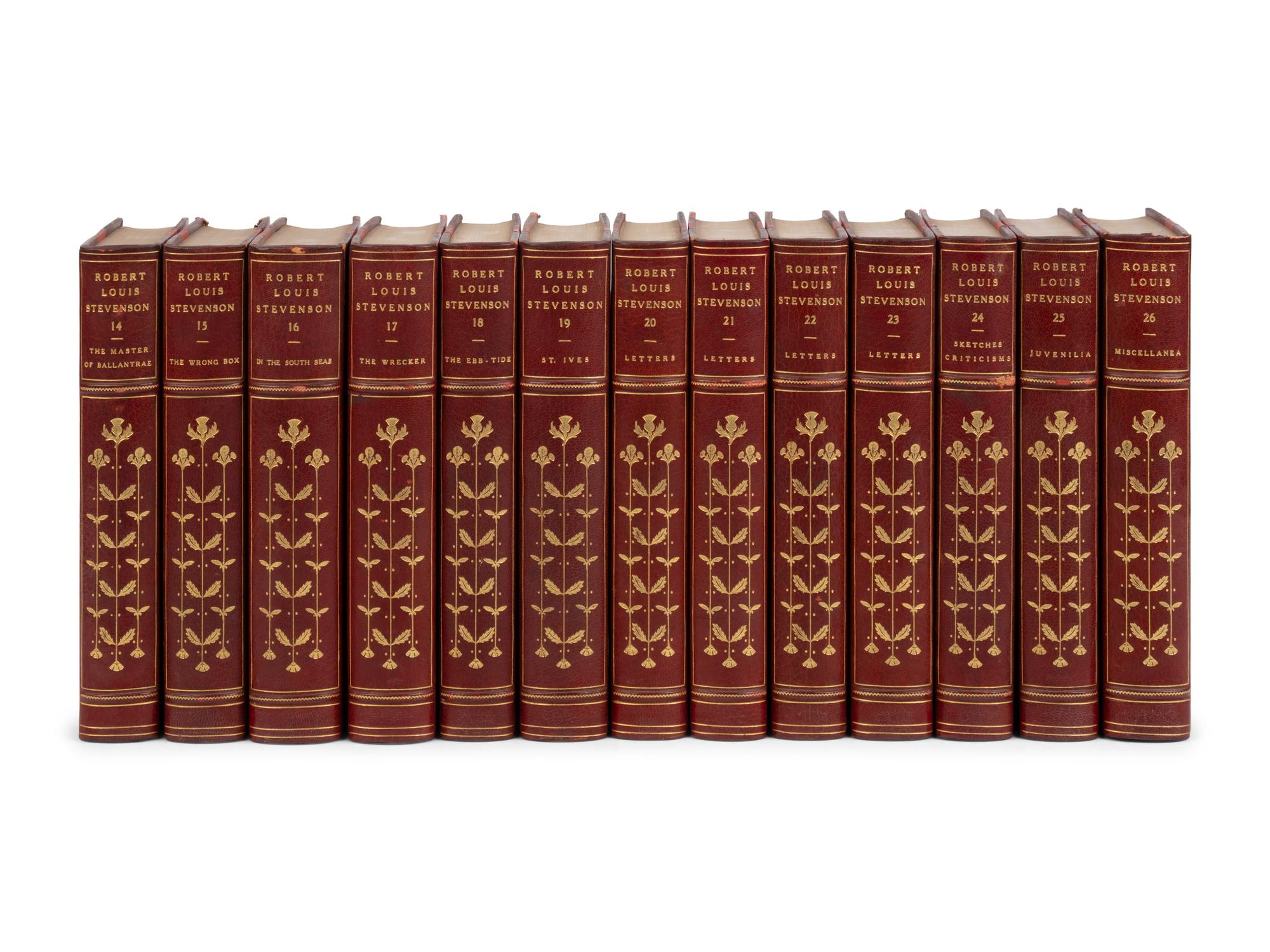 [Fine Binding] Stevenson, Robert Louis. Works