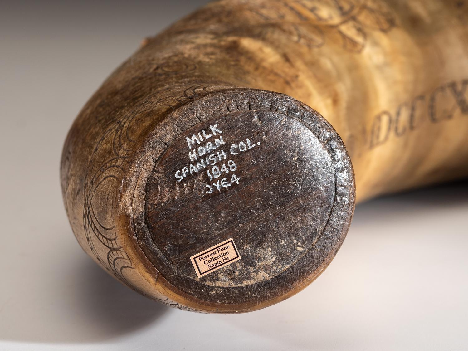 Early Spanish Colonial Milk Horn