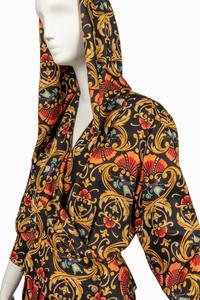 Hermès, Printed Silk Twill Skirt Ensemble