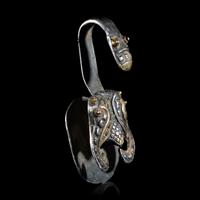 Three Chinese Metal Garment Hooks, Warring State Period-Han Dynasty 戰國-漢 帶 鉤 三件