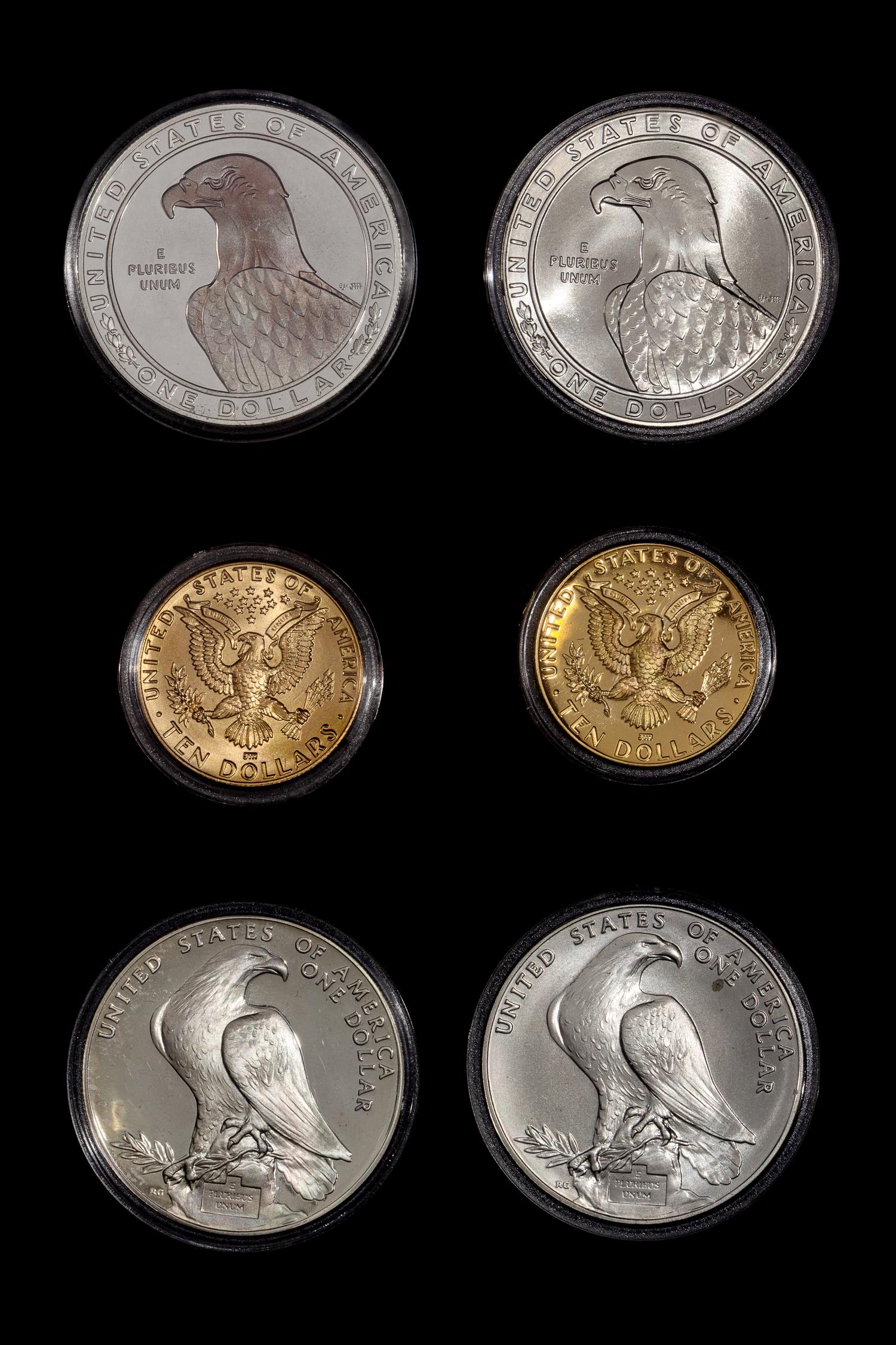 *A United States 1983-1984 Los Angeles Summer Olympiad Commemorative Six-Coin Set