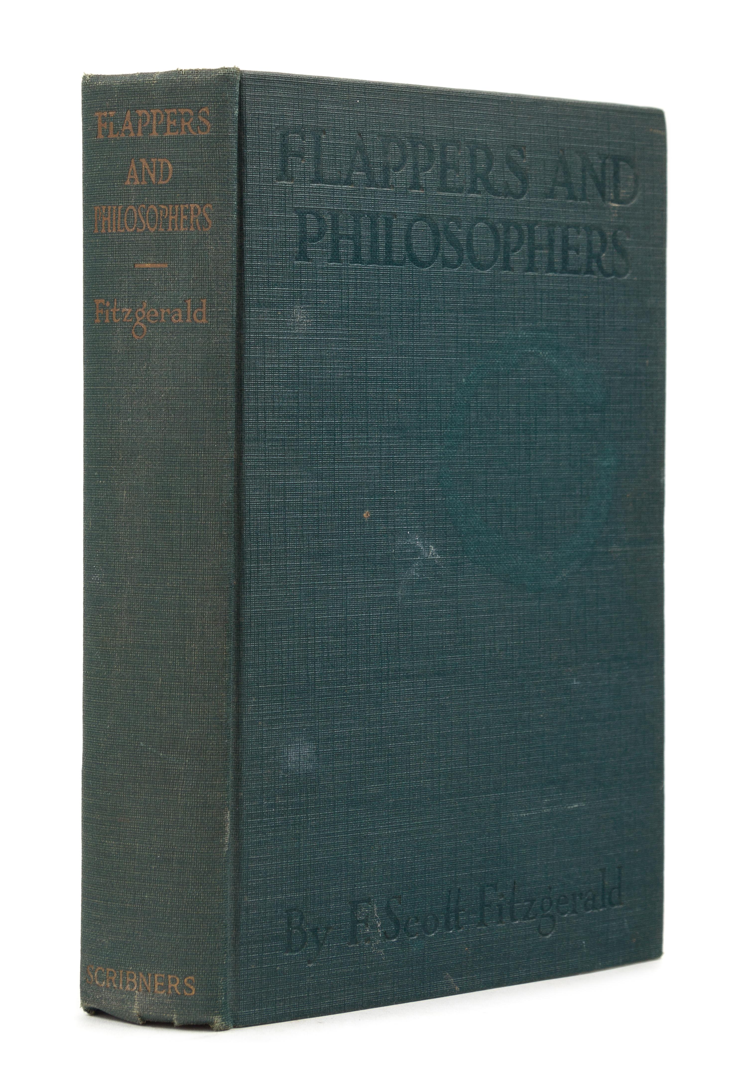 FITZGERALD, F. Scott (1896-1940). This Side of Paradise. 1920. - Flappers and Philosophers. 1920.