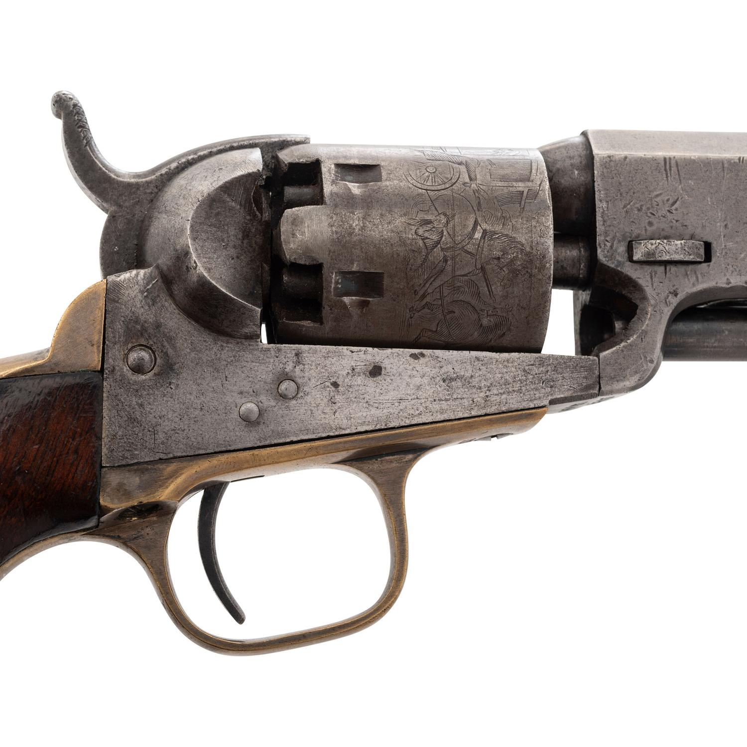 Cased Colt 1849 Pocket Model Presented to Provost Marshall William Osgood by William Truesdail, Chief of Police of the Army of the Cumberland