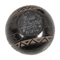 Santa Clara and Lakota Miniature Sgraffito Pottery