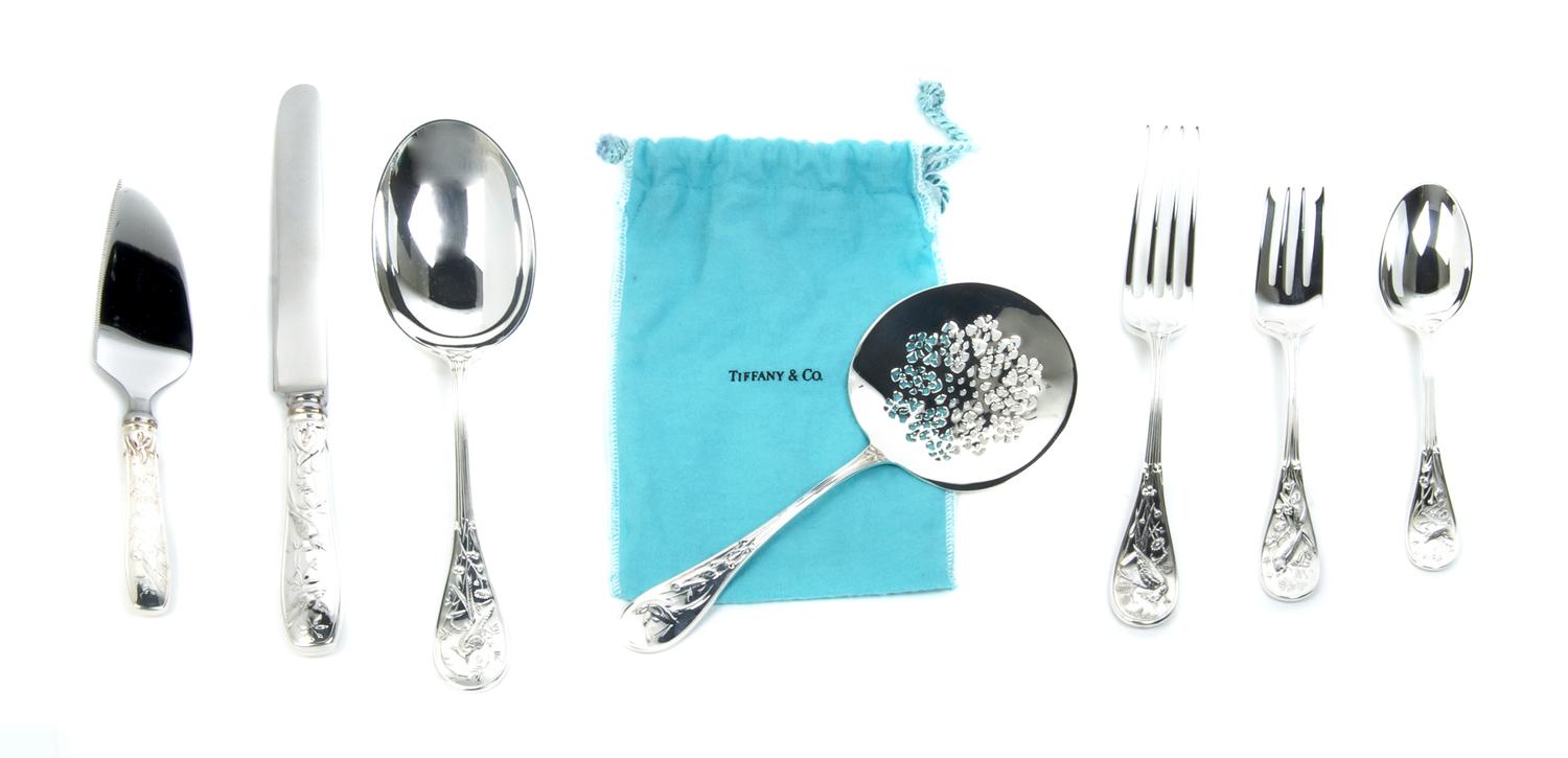 An American Sterling Silver Flatware Service for Eight, Tiffany & Co.,