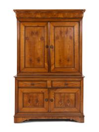 A Louis Philippe Fruitwood Cabinet