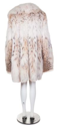 A Dennis Basso Russian Lynx Coat, No size.