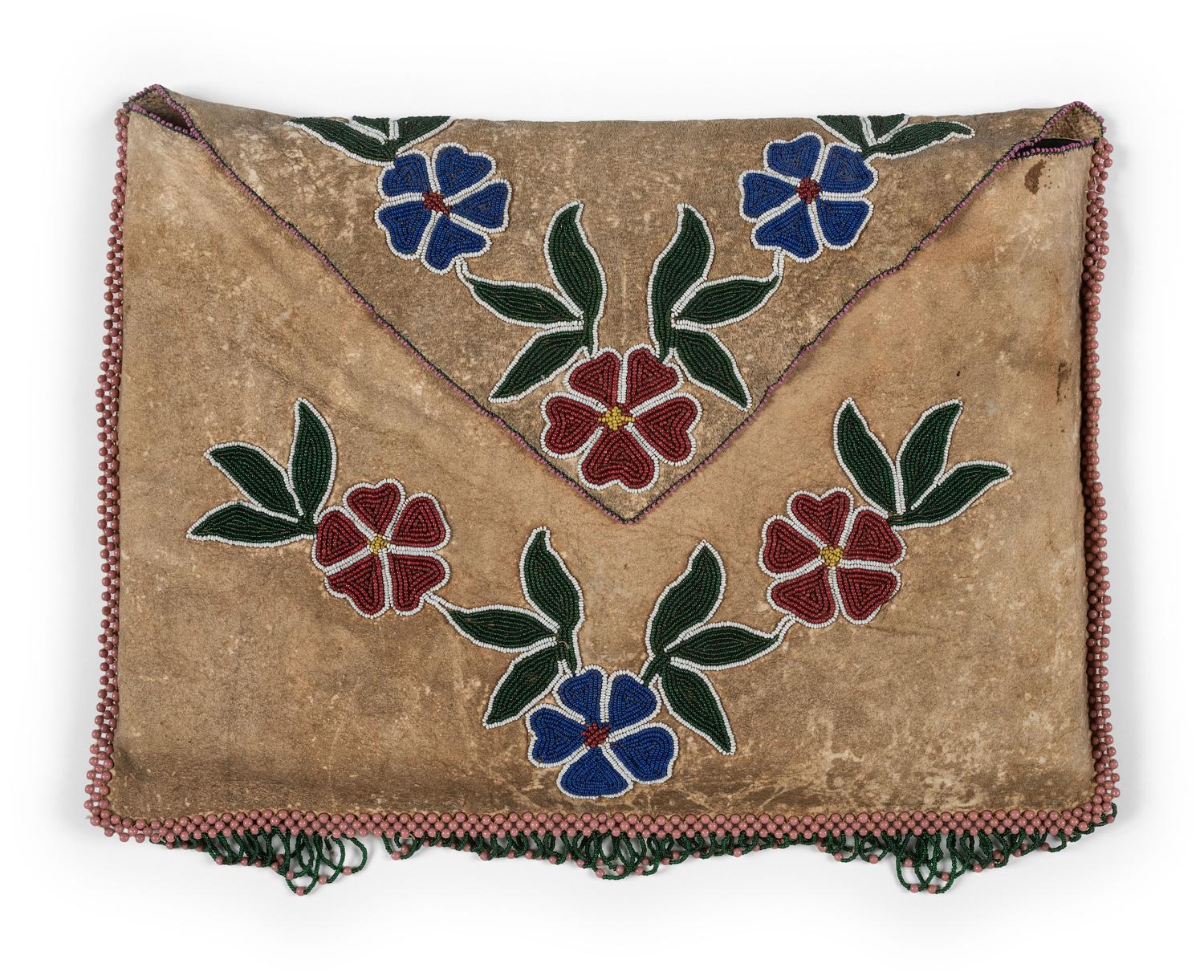 Northern Cree Moose Hide Sled Bag