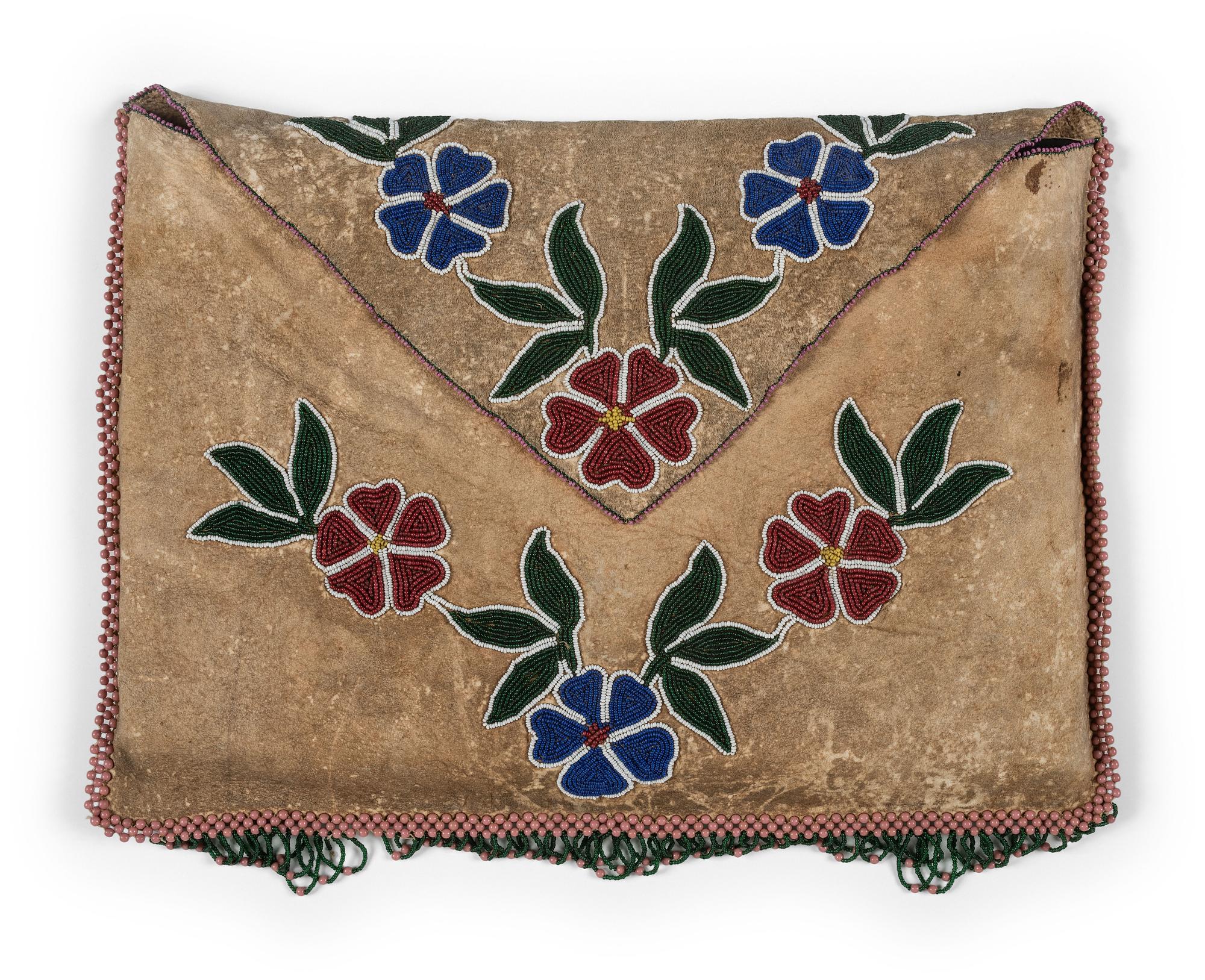 Northern Cree Moose Hide Sled Bag