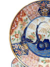 A Collection of English Imari Pattern Porcelain Articles