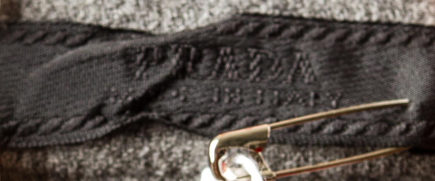 A Prada Grey Wool Sleeveless Dress,