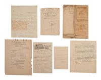 [SOUTH CAROLINA]. Group of 19th-century legal documents, including: