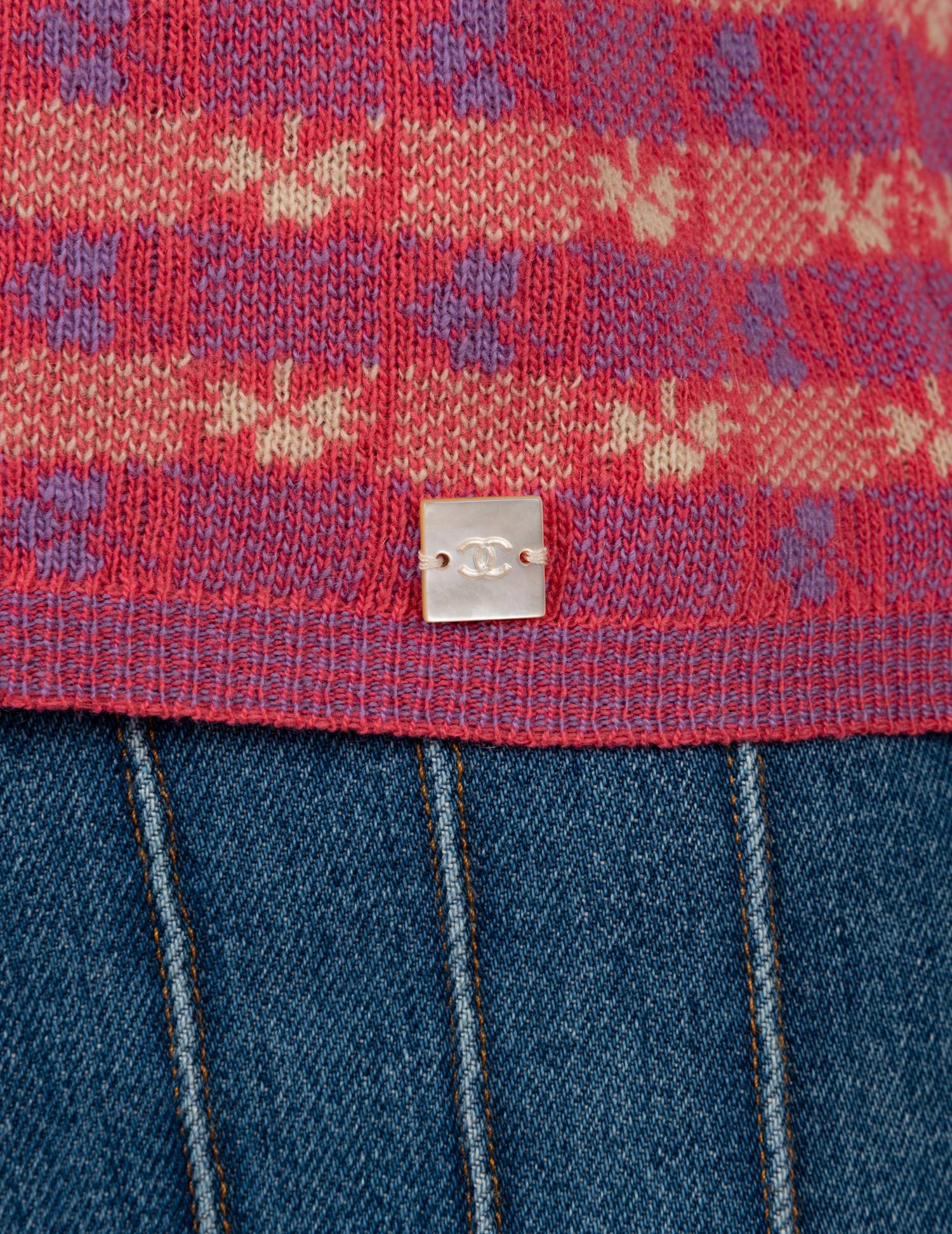 Chanel Ensemble: Cashmere Sweater, Cardigan and Jeans, 2000-10s