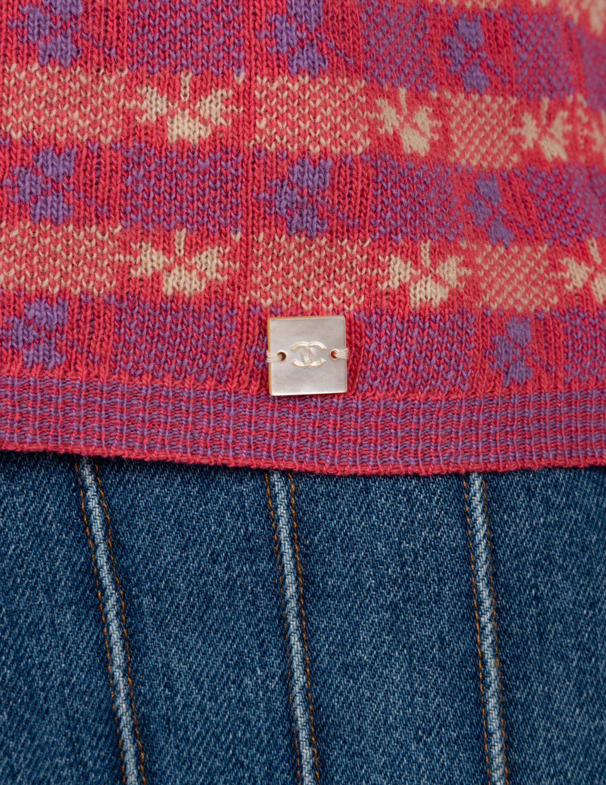 Chanel Ensemble: Cashmere Sweater, Cardigan and Jeans, 2000-10s