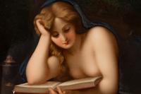 A Berlin (K.P.M.) Porcelain Plaque After Pompeo Battoni
