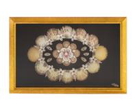 A Shadow Box Framed Shell Art — 20TH CENTURY