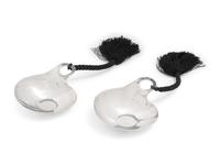 A Pair of Elsa Peretti for Tiffany and Co. Spanish Silver Tastevin