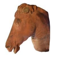 A Terra Cotta Horse Head 26" W x 12" D x 24" H — Italy, Early 20th Century