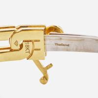 An 18K Yellow Gold Navarra Bangle Bracelet by Roberto Coin c. 2010