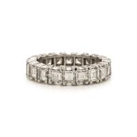Diamond and Platinum Eternity Band