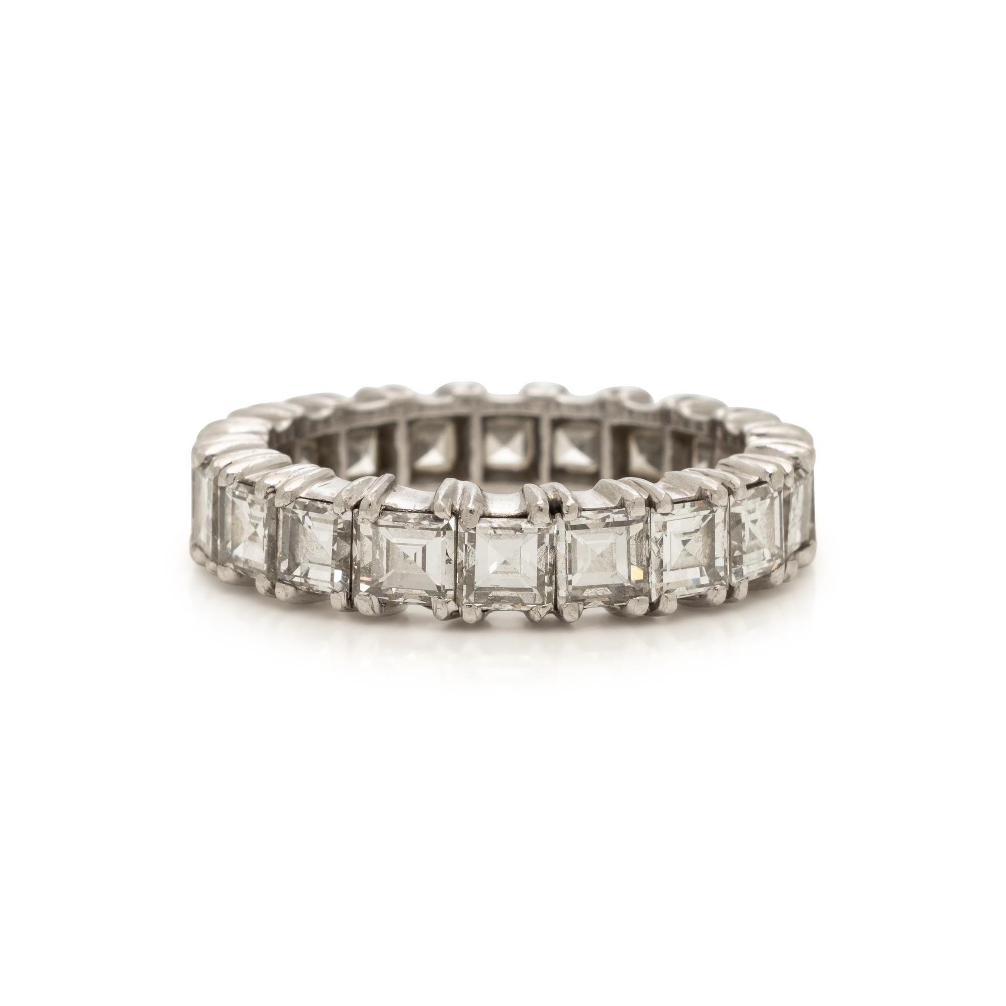 Diamond and Platinum Eternity Band
