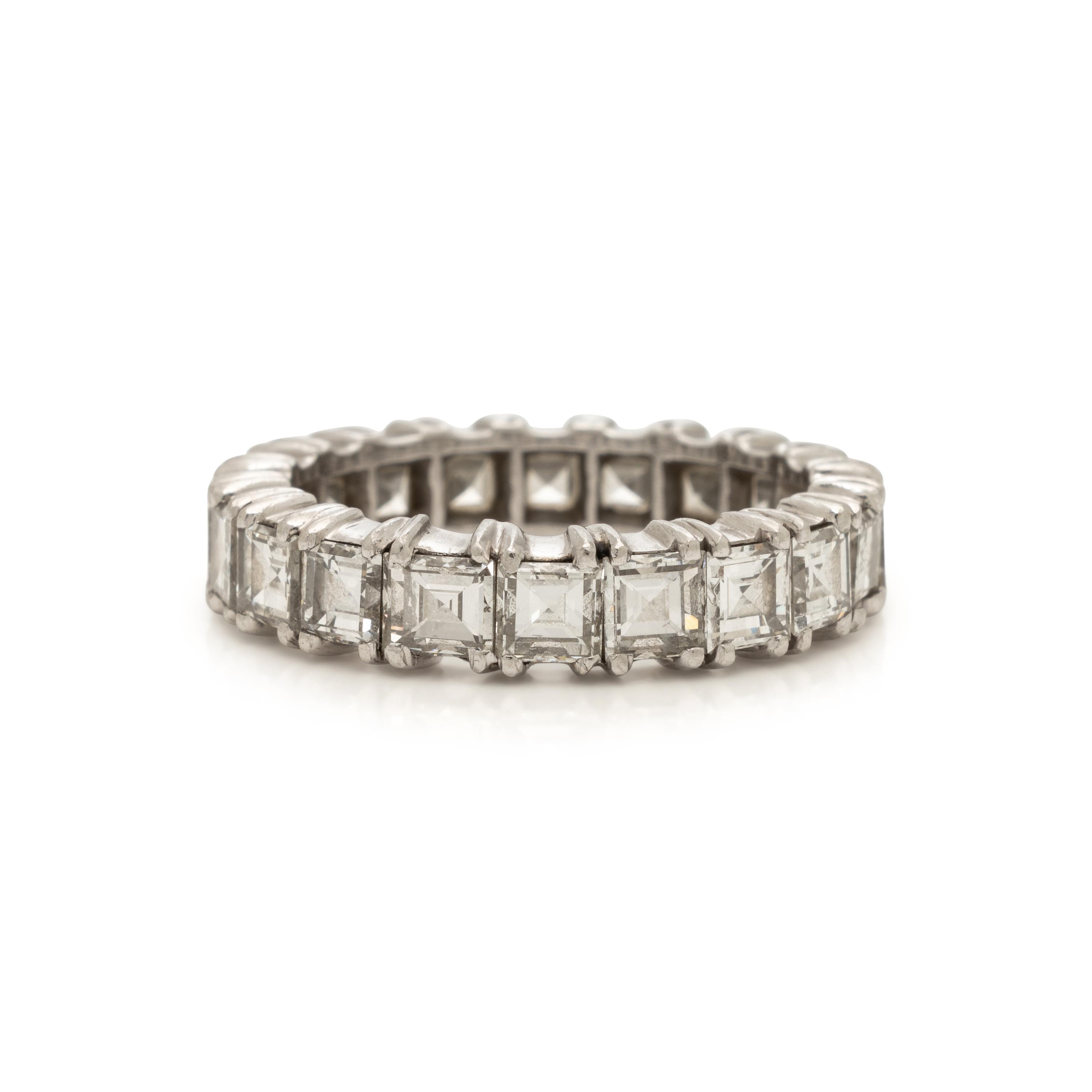 Diamond and Platinum Eternity Band
