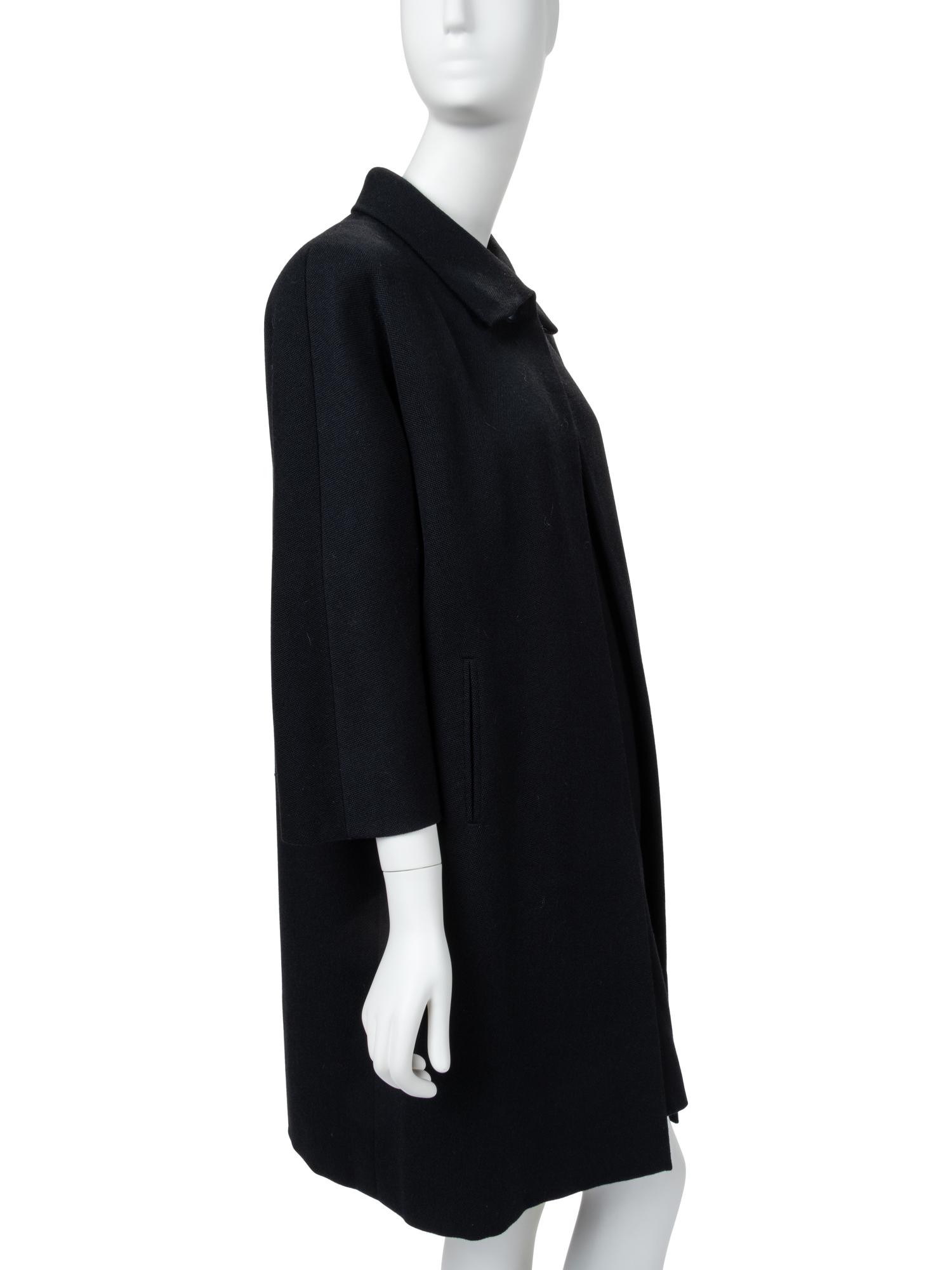 Balenciaga Haute Couture Wool Coat, c.1960