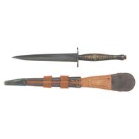 "Beaded & Ringed" Grip 2nd Pattern Fairbairn-Sykes Commando Knife with British Military Inspection Mark