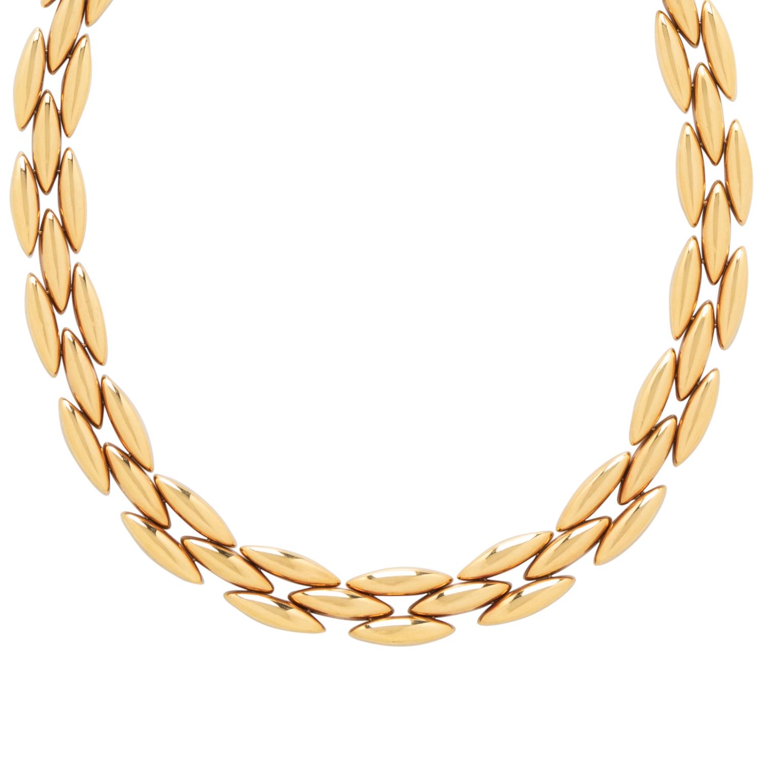 CARTIER, YELLOW GOLD 'GENTIANE' NECKLACE
