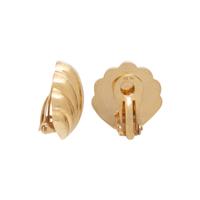 TWO PAIRS OF YELLOW GOLD EARRINGS