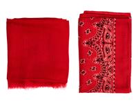Three Designer Scarves: One Gucci, One Saint Laurent, One Agnona