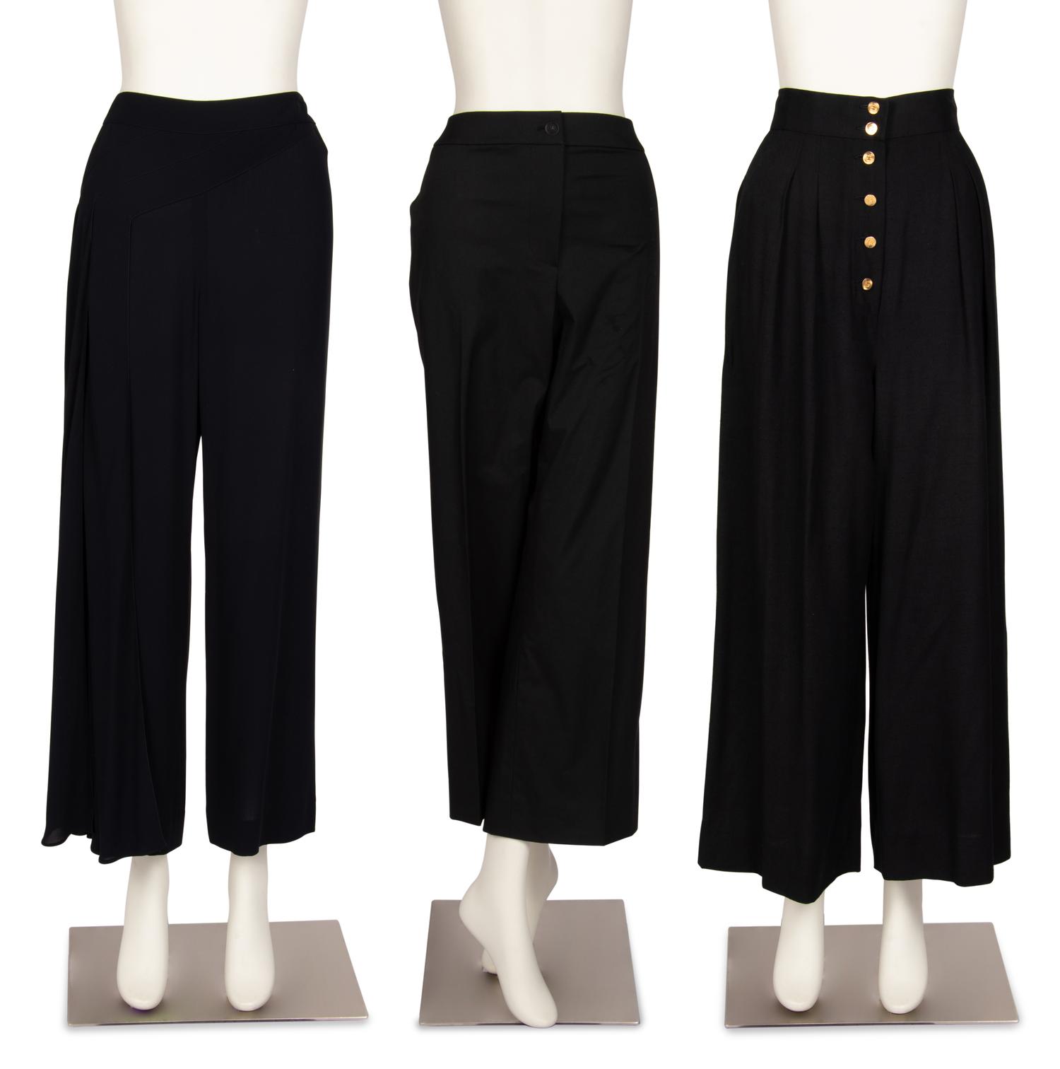 Three Black Chanel Pants, 1990-2002