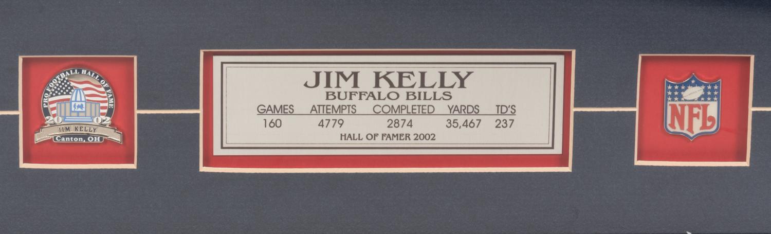 A Jim Kelly Signed Hall of Fame Presentation Jersey,