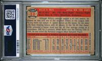 A 1957 Topps Willie Mays Baseball Card No. 10 (PSA 3 MC)