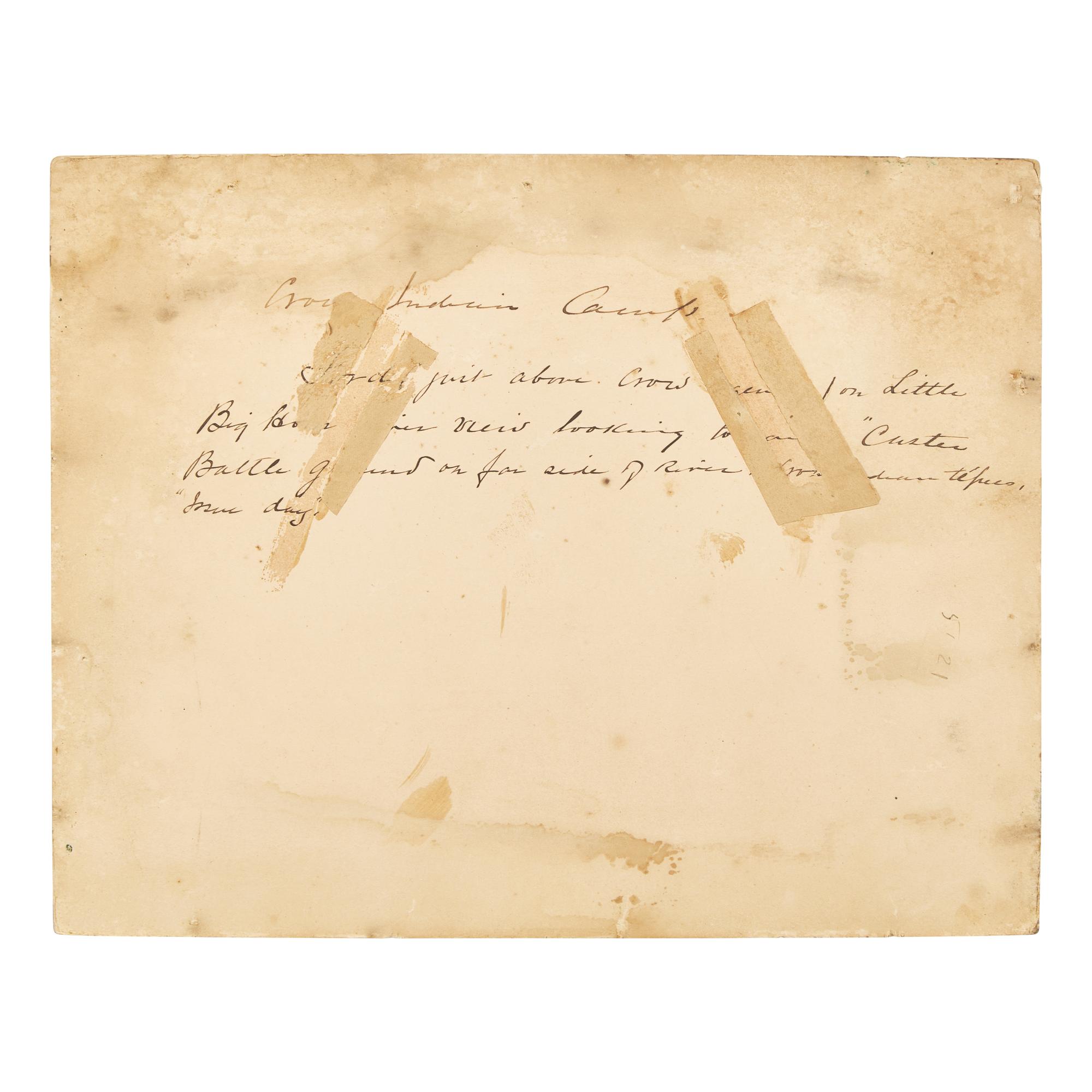 [Custer, George A.] Little Big Horn River; near Custer Battle Field