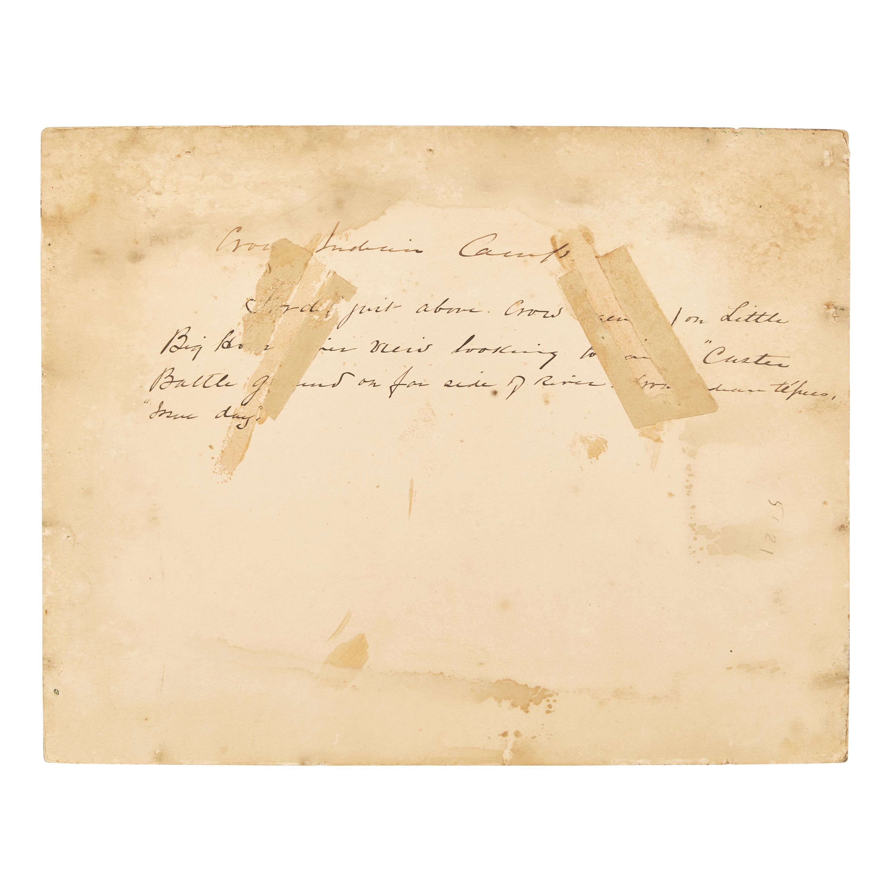 [Custer, George A.] Little Big Horn River; near Custer Battle Field