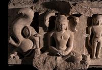 A Jain Carved Stone Relief Panel