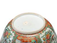A Rose Medallion Center Bowl and Stand