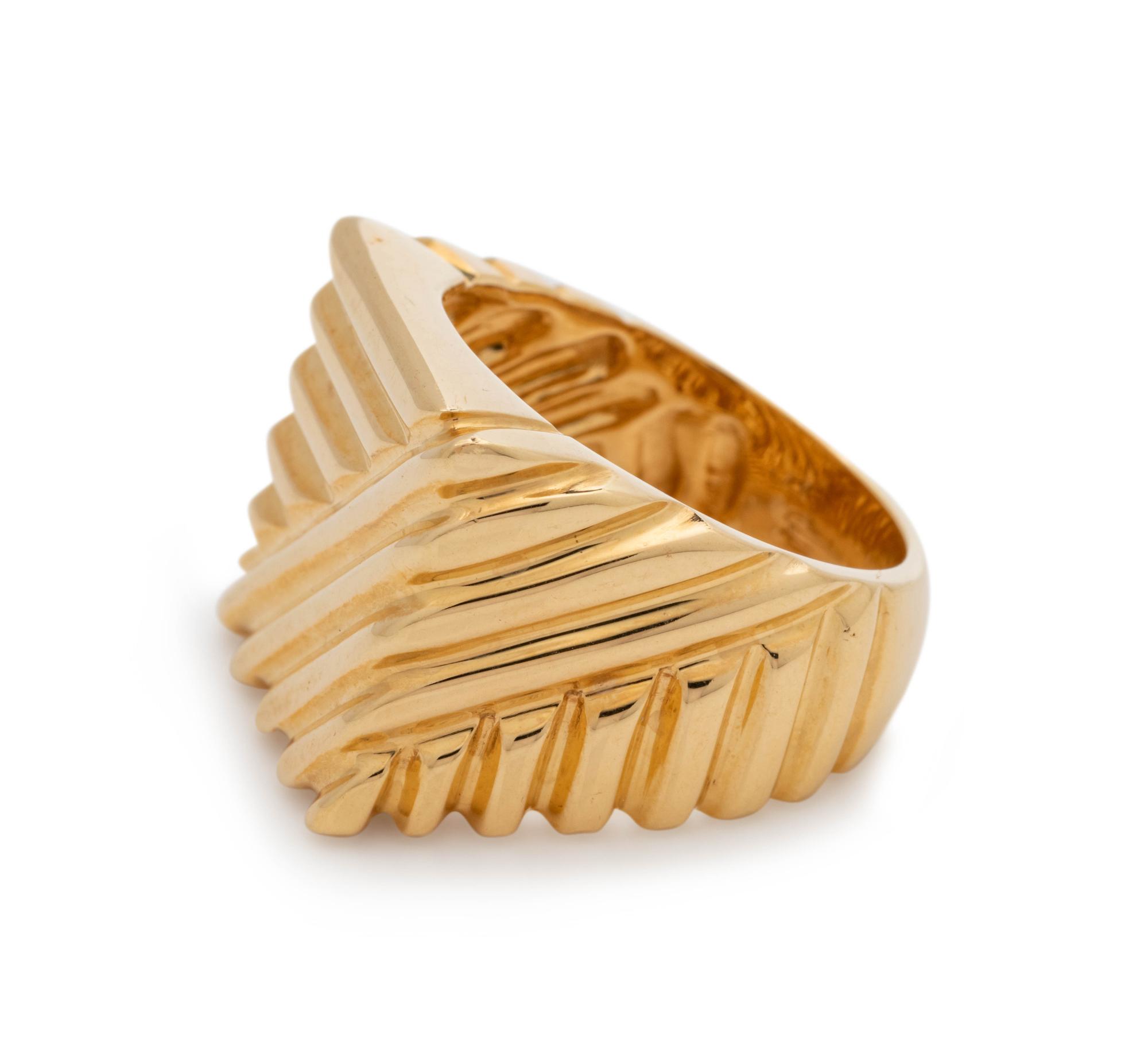 YELLOW GOLD RING