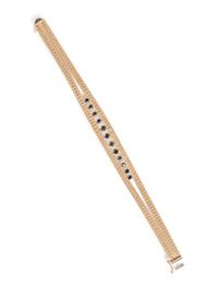 YELLOW GOLD AND SAPPHIRE BRACELET