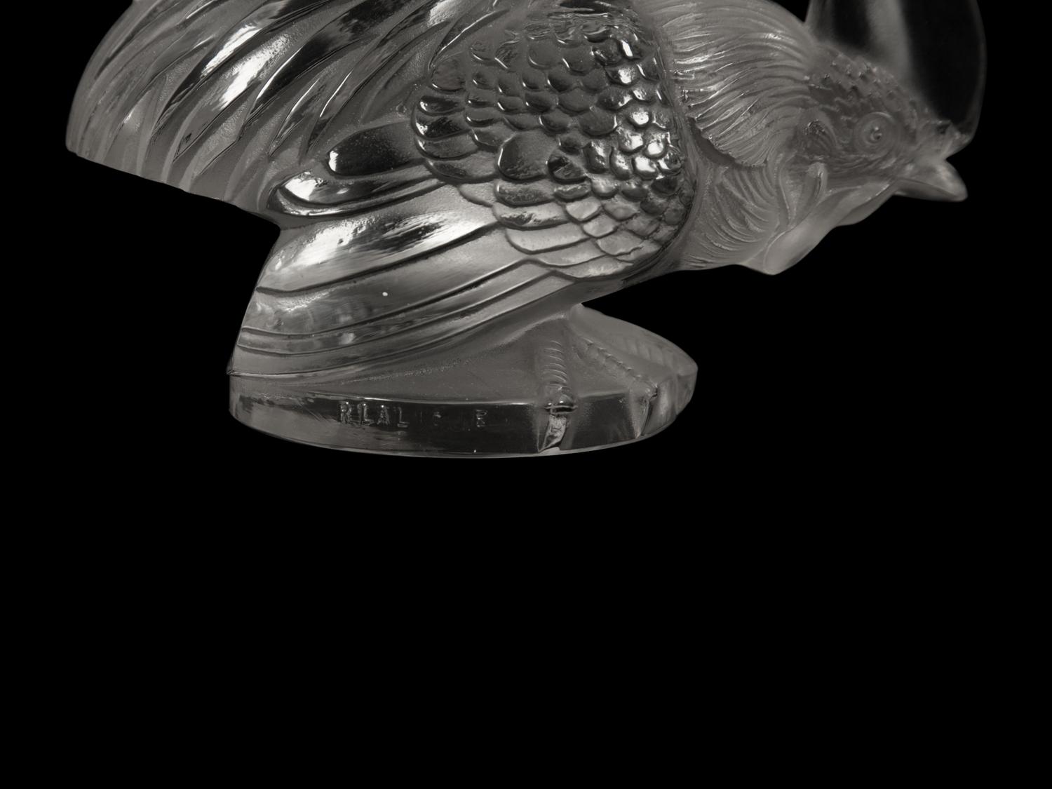 A Lalique Coq Nain Ornament