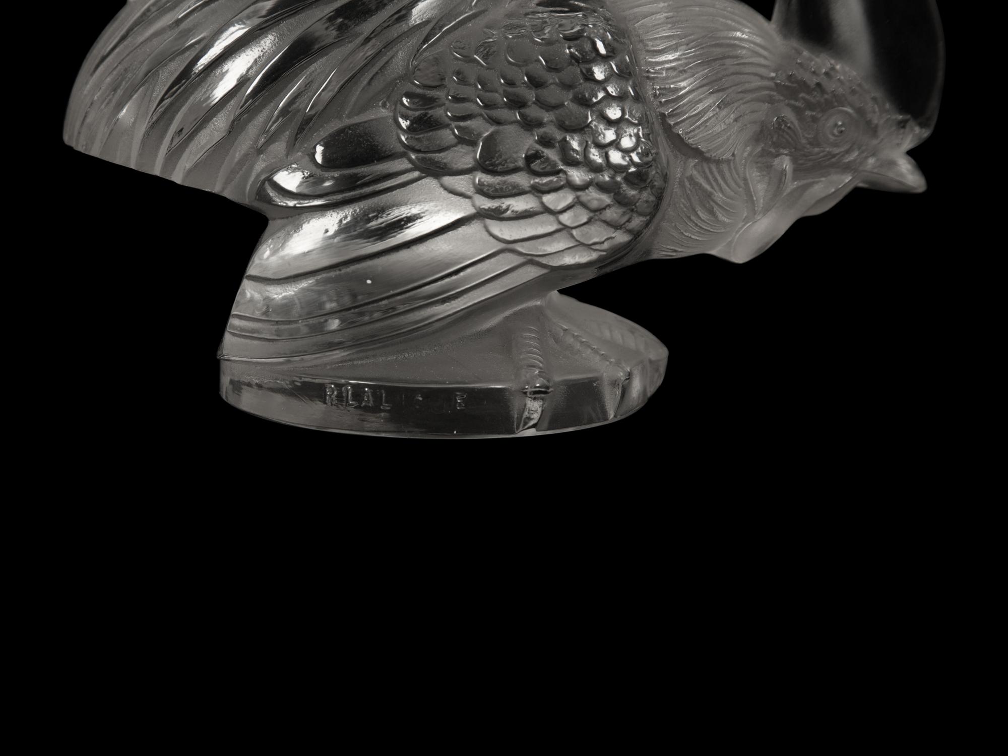 A Lalique Coq Nain Ornament