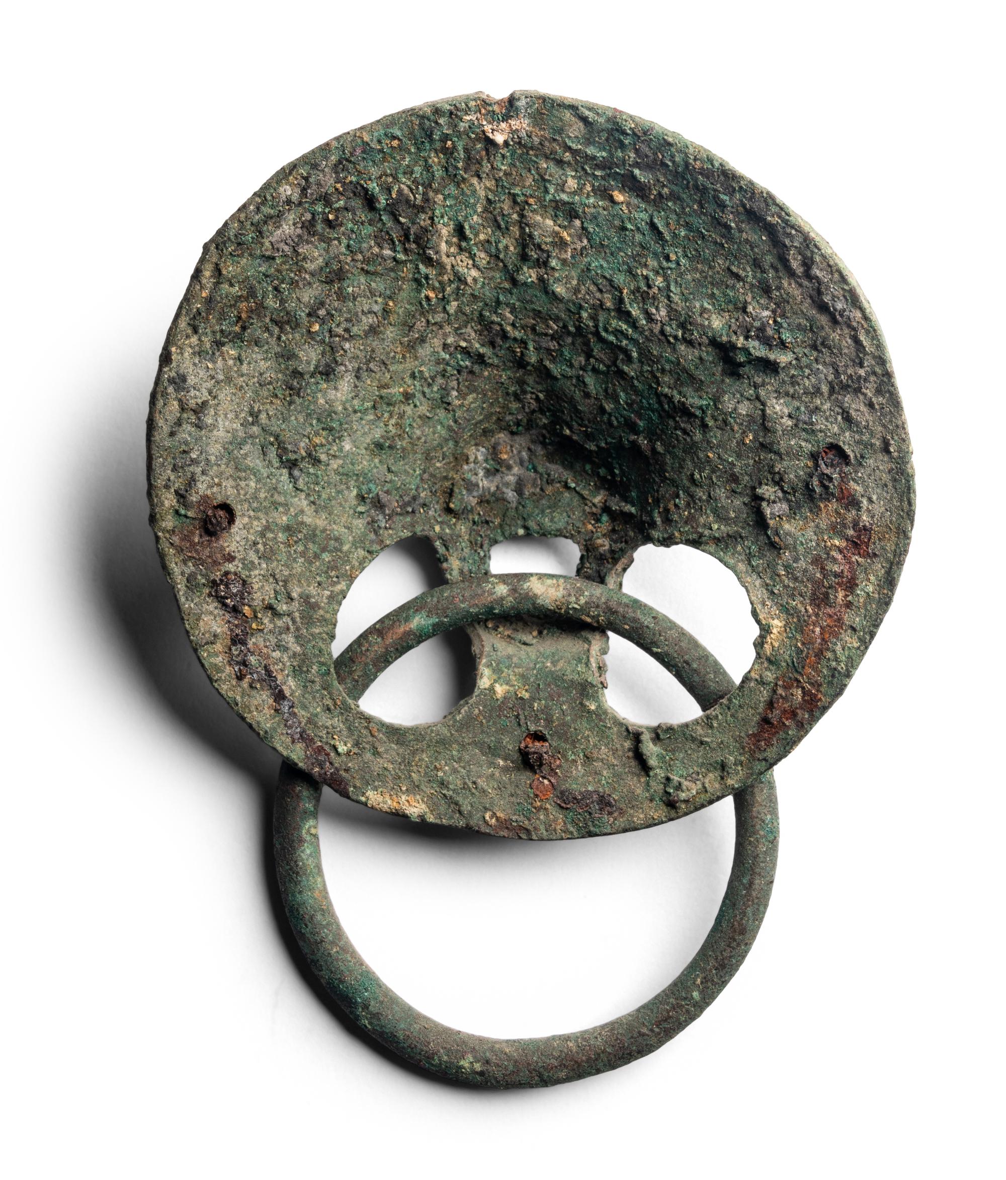 A Roman Bronze Lion Handle
