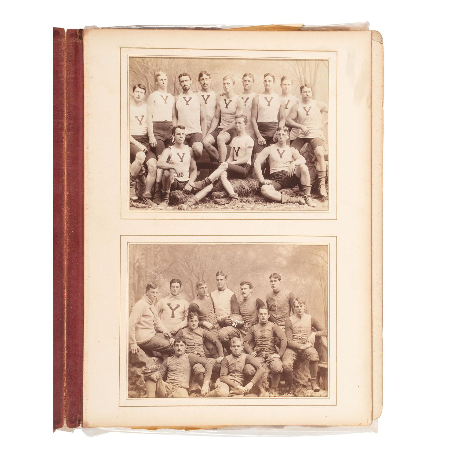[Early Photography] Yale University Photographs, incl. 1892 Class Album
