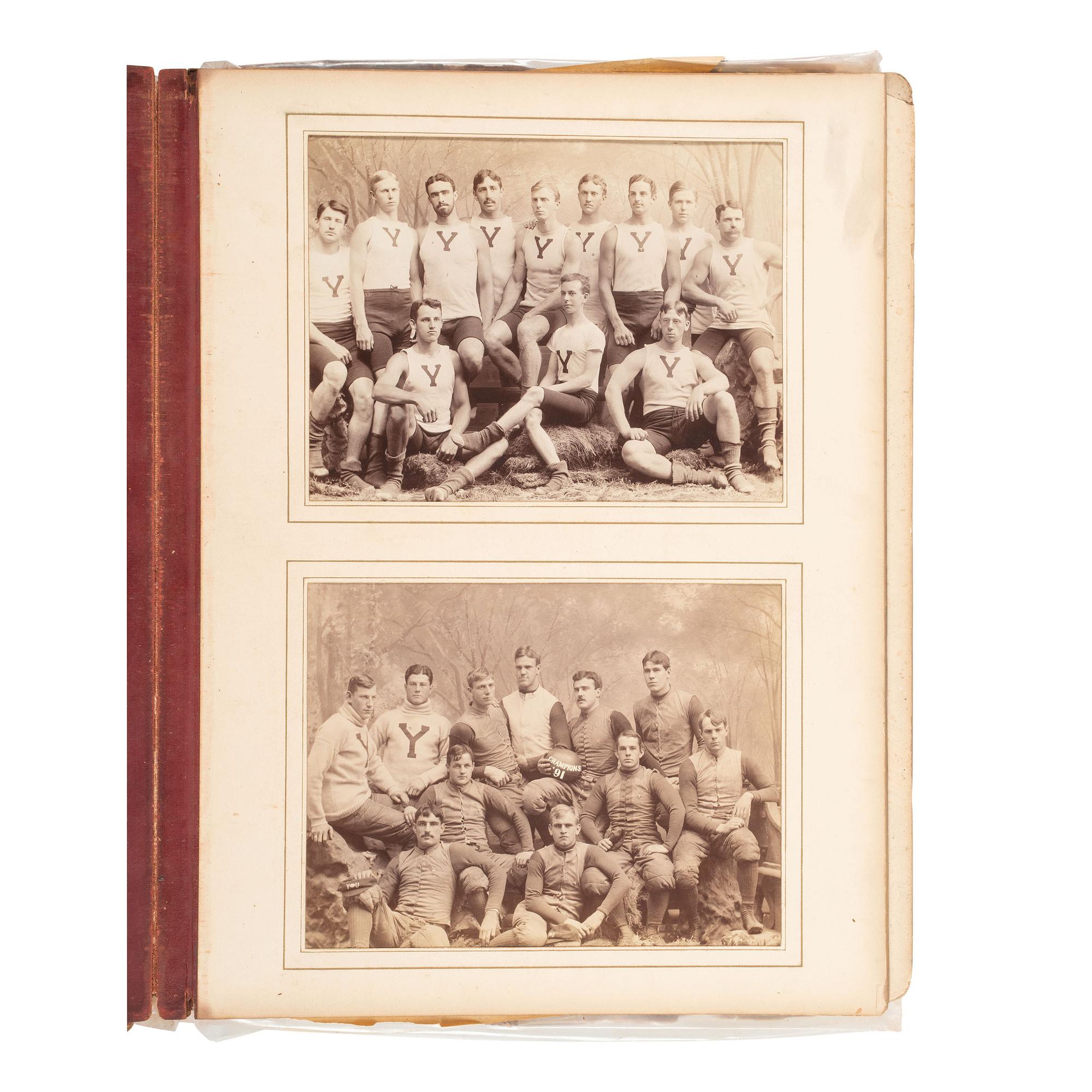 [Early Photography] Yale University Photographs, incl. 1892 Class Album